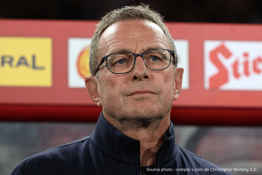 Ralf Rangnick sélectionneur Autriche conférence presse souriant 2026